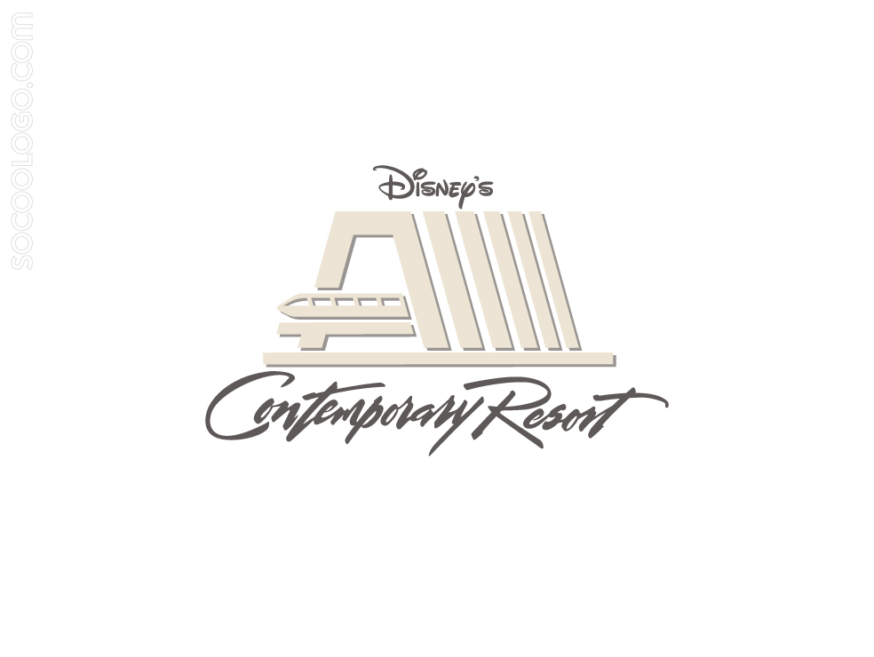 华特迪士尼Disneys-Contemporary-Resort logo